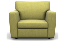 Heart of House Lucas Fabric Chair - Green